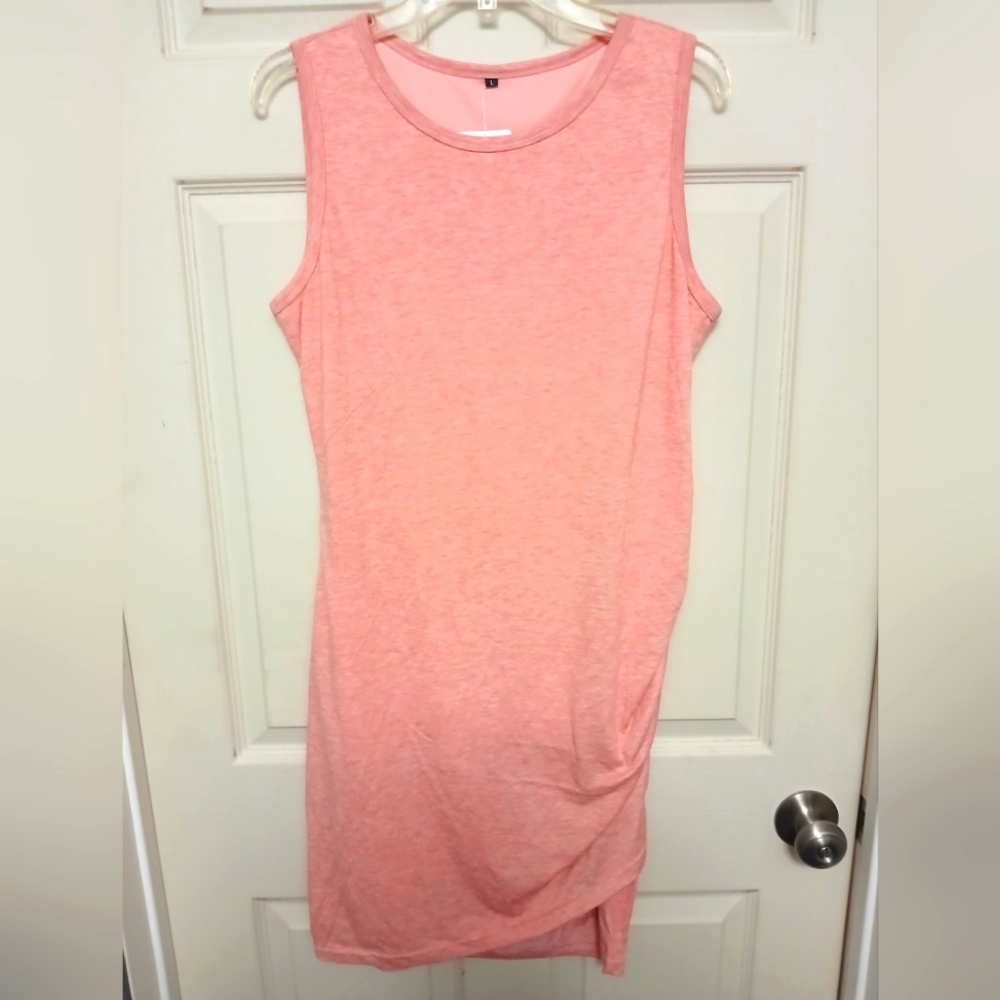 BTFBM Pink Sleeveless Dress Sz L